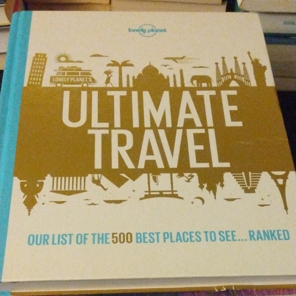 Ultimate Travel Book - Gold and Blue